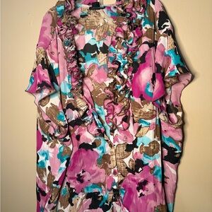 East 5th Multicolor Patterned Top